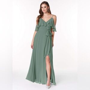 NWT Azazie Eucalyptus Vianna Bridesmaid Dress